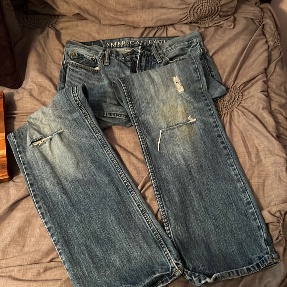 Men’s American eagle jeans relax fit waist 29 inches length 30